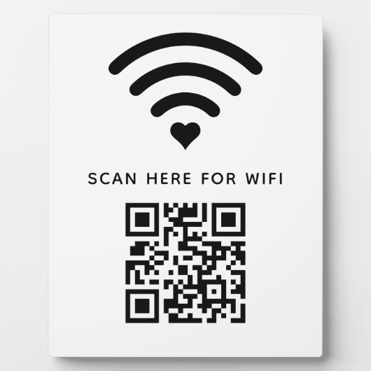 WiFi QR-Code scannen, um selbstklebende Verbindung Fotoplatte (Vorderseite)