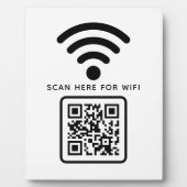 WiFi QR-Code scannen, um selbstklebende Verbindung Fotoplatte (Vorderseite)