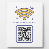 WiFi QR-Code scannen, um selbstklebende Verbindung Fotoplatte (Vorderseite)