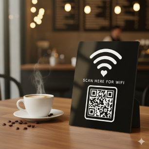 WiFi QR-Code scannen, um selbstklebende Verbindung Fotoplatte