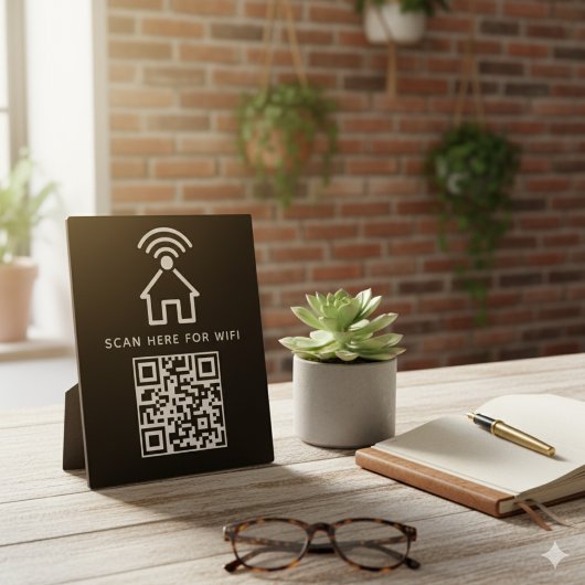 WiFi QR-Code scannen, um selbstklebende Verbindung Fotoplatte