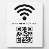 WiFi QR-Code scannen, um selbstklebende Verbindung Fotoplatte (Vorderseite)