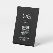 Wifi QR-Code Sockelschild (Vorderseite)