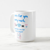WIFI QUOTE KAFFEETASSE (Vorderseite Links)