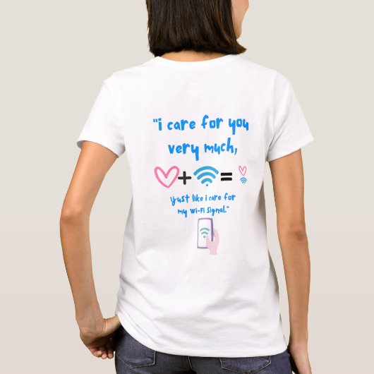 WIFI QUOTE T-Shirt (Rückseite)