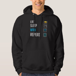 WiFi Router Internet Password Quotes Computer Worl Hoodie