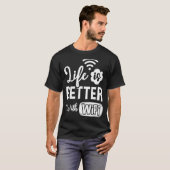 WiFi Router Internet Password Quotes Computer Worl T-Shirt (Vorne ganz)