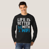 WiFi Router Internet Password Quotes Computer Worl T-Shirt (Vorne ganz)