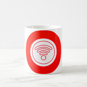 WiFi Signal Icon Kaffeemaschine Tasse