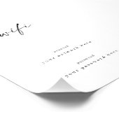 Wifi-Signatur für das Gästezimmer 4x6 Framable Fotodruck (Ecke)