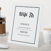 Wifi-Signatur für Unternehmen Sockelschild (In Situ)