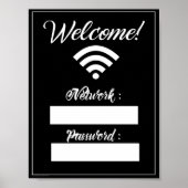 WiFi-Signierung Poster (Vorne)