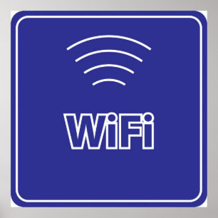 WiFi-Signierung Poster
