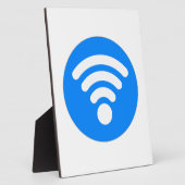 Wifi-Symbol Fotoplatte (Seite)