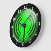 WiFi-Symbol Große Wanduhr (Winkel)