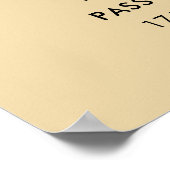 WiFi-Verbindung | Scan to Connect Guest Room Poster (Ecke)