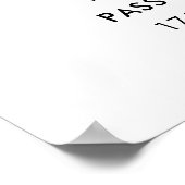 WiFi-Verbindung | Scan to Connect Guest Room Poster (Ecke)