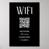 WiFi-Verbindung | WiFi-Kennwort scannen Poster (Vorne)