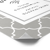 Wifi-Zeichen für QuatreFolie Poster (Ecke)