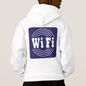 WiFi-Zeichen Hoodie (Rückseite)