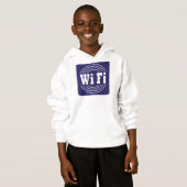 WiFi-Zeichen Hoodie (Vorne ganz)