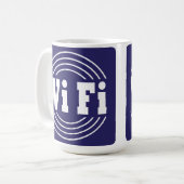 WiFi-Zeichen Kaffeetasse (Vorderseite Links)
