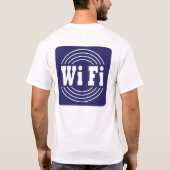WiFi-Zeichen T-Shirt (Rückseite)