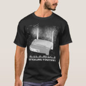 wifitheifblack T-Shirt (Vorderseite)