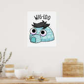 Wig-loo Lustiger Iglu-Reim Poster (Küche)