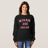 WIGAN British Flag Badge Sweatshirt (Vorne ganz)