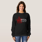 WIGAN England Crown Badge Sweatshirt (Vorne ganz)