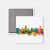 Wigan England Skyline Magnet (Vorderseite/Rückseite)