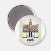 Wigan Magnet (Vorderseite/Rückseite)
