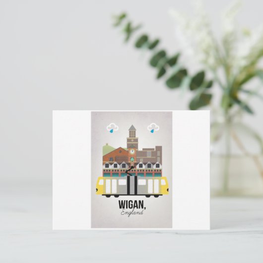 Wigan Postkarte (Stehend Vorderseite)