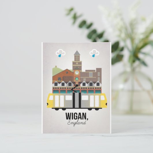 Wigan Postkarte (Stehend Vorderseite)