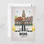 Wigan Postkarte (Vorne/Hinten)
