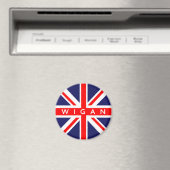 Wigan UK Flag Magnet (In Situ (Geschirrspüler))
