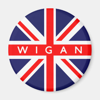Wigan UK Flag Magnet