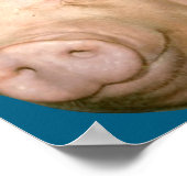 Wigger G Fade Buzz Haarschnitt Lustiger Meme Brain Poster (Ecke)