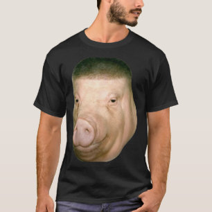 Wigger G Fade Buzz Haarschnitt Lustiges Meme Brain T-Shirt