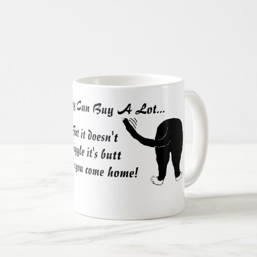 Wiggle-Hintern Pets Tasse (VorderseiteRechts)