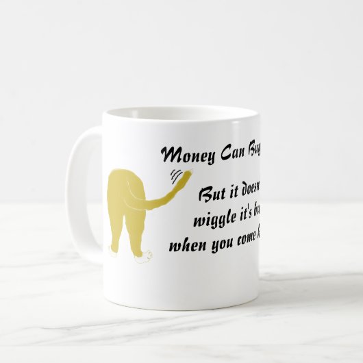 Wiggle-Hintern Pets Tasse (Vorderseite Links)