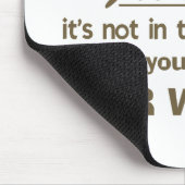 Wiggle Ihren Wurm Mousepad (Ecke)