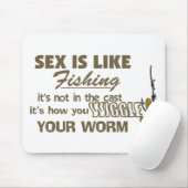 Wiggle Ihren Wurm Mousepad (Mit Mouse)