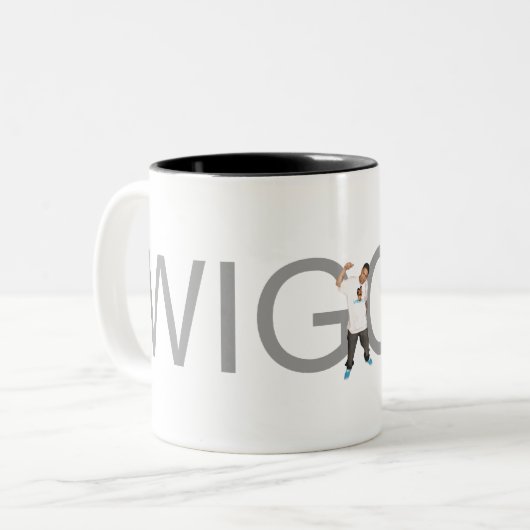 Wiggle-Kaffeetasse Zweifarbige Tasse (Vorderseite Links)