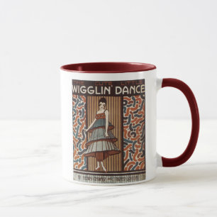 Wigglin' Dance Vintage Songbook Cover Tasse