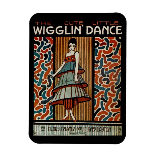 Wigglin-Tanz Magnet (Vertikal)