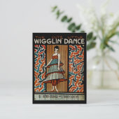 Wigglin-Tanz Postkarte (Stehend Vorderseite)