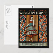 Wigglin-Tanz Postkarte (Vorne/Hinten)