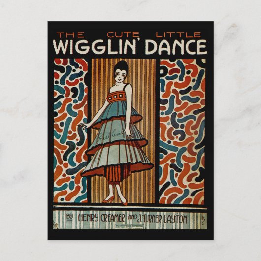 Wigglin-Tanz Postkarte (Vorderseite)